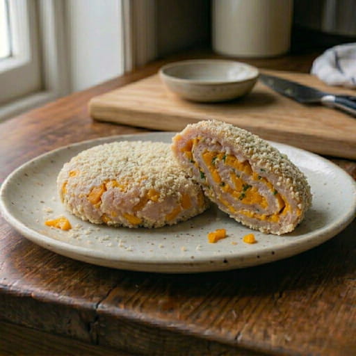 medallon-pollo-calabaza Medallones de pollo con calabaza - Imagen 1